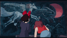 Kikis Delivery Service Art GIF - Kikis Delivery Service Art Painting GIFs
