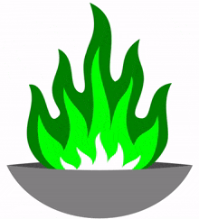 green fire