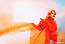 a picture of a drag queen with t4yce tumblr written on the bottom right