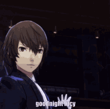 Goodnight Lucy Persona5 GIF - Goodnight Lucy Persona5 Persona Akechi GIFs