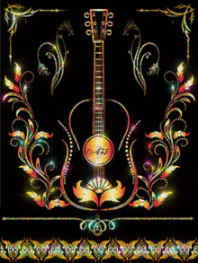 Guitar Sparkle GIF - Guitar Sparkle Decorations GIFs