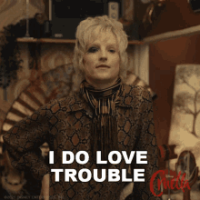 I Do Love Trouble Artie GIF - I Do Love Trouble Artie Cruella GIFs