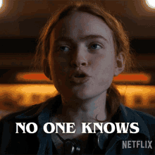 No One Knows Max Mayfield GIF - No One Knows Max Mayfield Sadie Sink GIFs