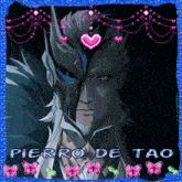 a picture of a man with pierro de tao written below him