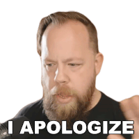 I Apologize Ryan Bruce Sticker - I Apologize Ryan Bruce Fluff Stickers