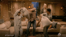 Fighting Playing GIF - Fighting Playing Pillow Fight GIFs