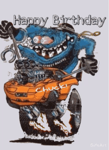 Happy Birthday Ratfink GIF - Happy Birthday Ratfink Car GIFs