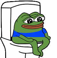 Pepe Transparent Sticker - Pepe Transparent Toilet Stickers