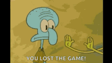 lost the game lostthegame spongebob