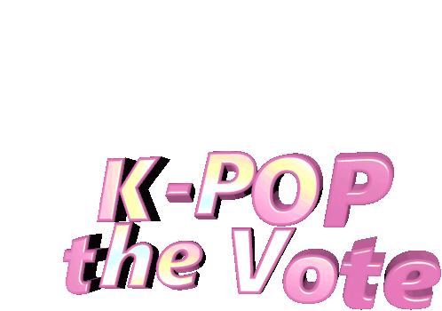 Kpop The Vote Kpop Sticker - Kpop The Vote Kpop Black Pink Stickers