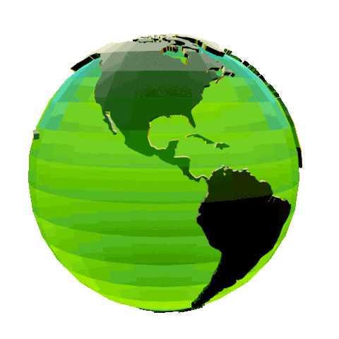 Rotacja Planeta Sticker - Rotacja Planeta Ziemia Stickers
