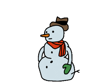 Puke Phew Sticker - Puke Phew Snowman Stickers