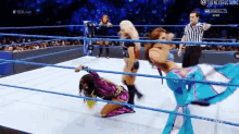 a wrestling match is being broadcast live on the nextbig thing