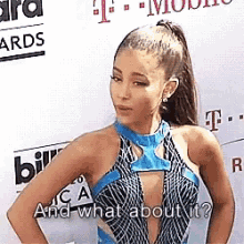 Ariana Grande What About It GIF - Ariana Grande What About It Sassy GIFs