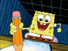 spongebob essay the gif