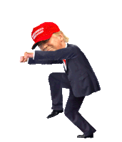 Donald Trump Dance Sticker - Donald Trump Dance Party Stickers