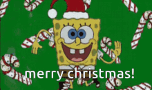 Merry Christmas Spongebob Christmas GIF - Merry Christmas Spongebob Christmas Happy GIFs