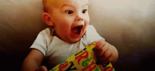 Excited Son! GIF - Happy Baby Excited - Discover & Share GIFs