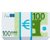 Euro Banknote Objects Sticker - Euro Banknote Objects Joypixels Stickers