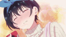 crying anime anime girl rent a girlfriend kanojo okarishimasu