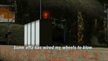 Gtagif Gta One Liners GIF - Gtagif Gta One Liners Some Effa Has Wired My Wheels To Blow GIFs