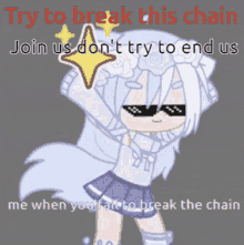 chain caption