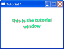 tutorial windows
