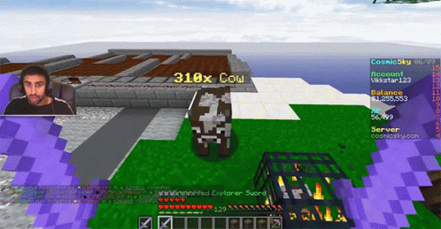 minecraft evil cow