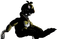 Withered Chica Fnf Sticker
