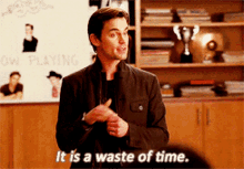 Glee Cooper Anderson GIF - Glee Cooper Anderson It Is A Waste Of Time GIFs