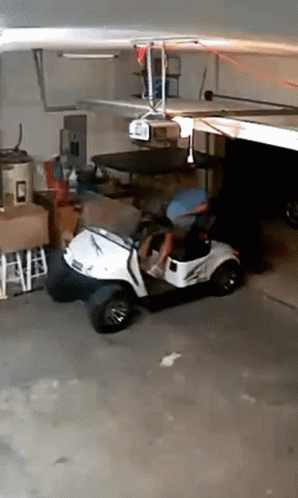 Crash Golf GIF - Crash Golf Golf Cart - Discover & Share GIFs