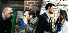 a man and a woman are standing next to each other