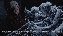 The Muppets Christmas Carol Your Future Is A Horror Story Written By Your Crime GIF - The Muppets Christmas Carol Your Future Is A Horror Story Written By Your Crime Sins GIFs