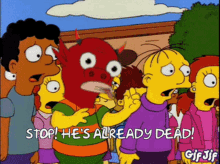 Dropteeth Simpsons GIF - Dropteeth Simpsons Already Dead GIFs