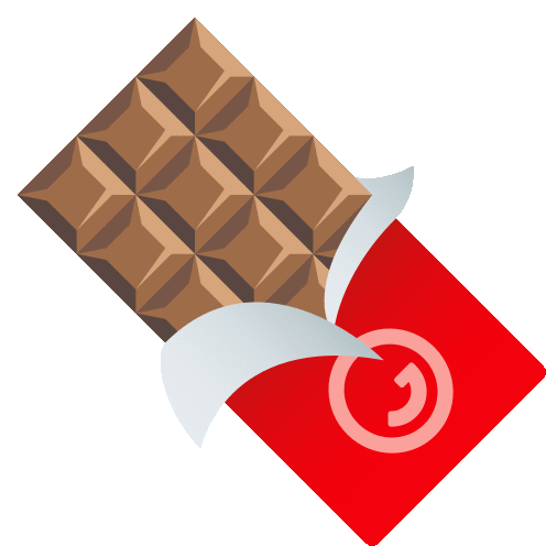 Chocolate Bar Food Sticker - Chocolate Bar Food Joy Pixels Stickers