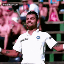 Once Upon A Time There Is Aggressive Virat Kohli.Gif GIF - Once Upon A Time There Is Aggressive Virat Kohli Virat Kohli Cricket GIFs