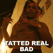 Tatted Real Bad Kevin Gates GIF - Tatted Real Bad Kevin Gates Cartel Swag Song GIFs