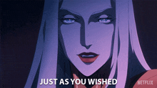 Just As You Wished Carmilla GIF - Just As You Wished Carmilla Castlevania GIFs