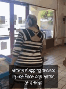 Karen Slap GIF - Karen Slap Racist GIFs