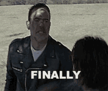 Finally The Walking Dead GIF - Finally The Walking Dead Negan GIFs