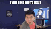 i will send you to jesus jesus emotional damage emotional damage meme meme