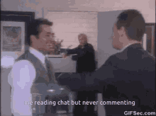 Lurking Me Reading Chat GIF - Lurking Me Reading Chat Never Commenting GIFs