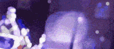 a computer generated image of a purple and blue background with a crown on it .