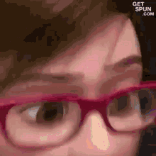 a close up of a person 's face with the words get spun.com visible in the corner