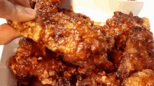 양념치킨 닭다리 GIF - Seasoned Chicken Korean Fried Chicken Yangnyeom Chicken GIFs
