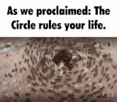 as we proclaimed the circle rules your life a video of a circle of people
