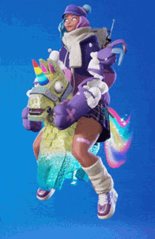 Leelah Fortnite Dance GIF - Leelah Fortnite Dance Unicorn GIFs