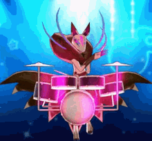 Darkyubi Yo Kai Watch GIF - Darkyubi Yo Kai Watch Drums GIFs