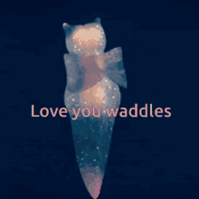 Love You Waddles Sea Angel GIF - Love You Waddles Sea Angel Irltraded GIFs