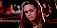 Frown Clue Less GIF - Frown Clue Less Alicia Silverstone GIFs